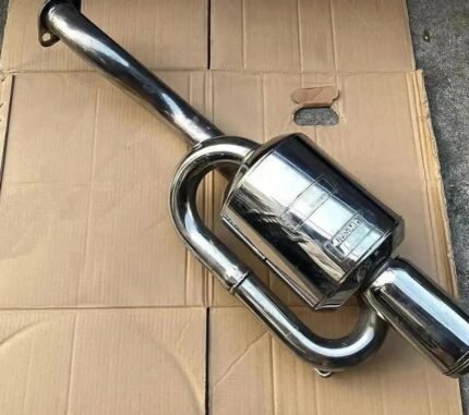 JDM Mugen Twin Loop Exhaust Muffler Honda Civic Acura Integra Type R