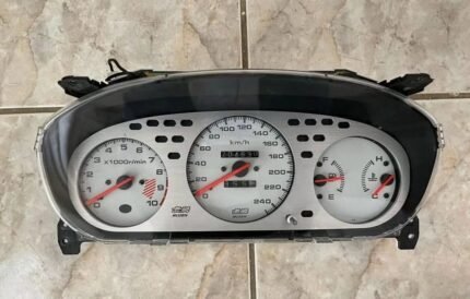 Mugen Ek9 cluster with Silver Bezel
