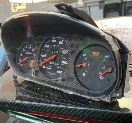 Si cluster, low miles on mileage and works perfectly fine.