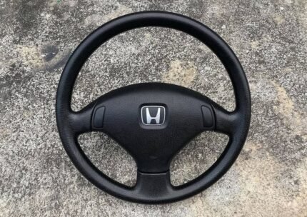 Original Black Steering wheel For 92-95 CIVIC EG, EJ1. Original leather