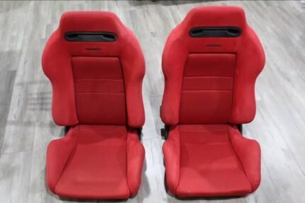 JDM RECARO SRD - RED w/ Black Stitching Seats do not come with rails!
