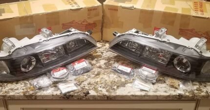 Used JDM Integra DC2 Type R 96 Spec Black Housing Headlights